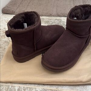 Chocolate Suede Winter Boots